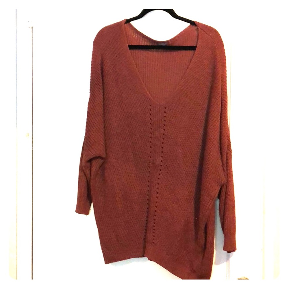 Mauve knit sweater